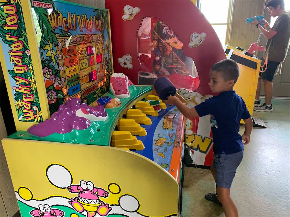 Kid Playing at Family Fun Center
