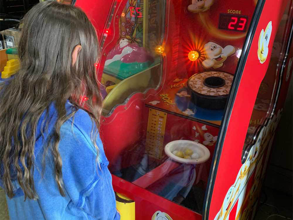 Kid Playing at Family Fun Center