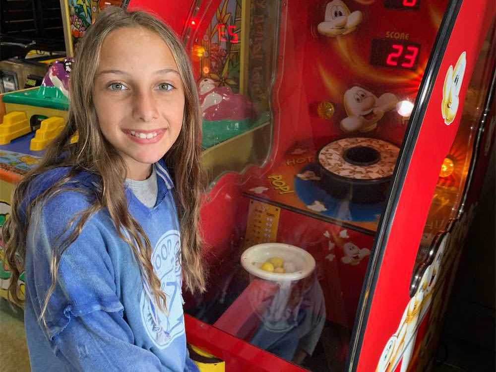 Kid Playing at Family Fun Center