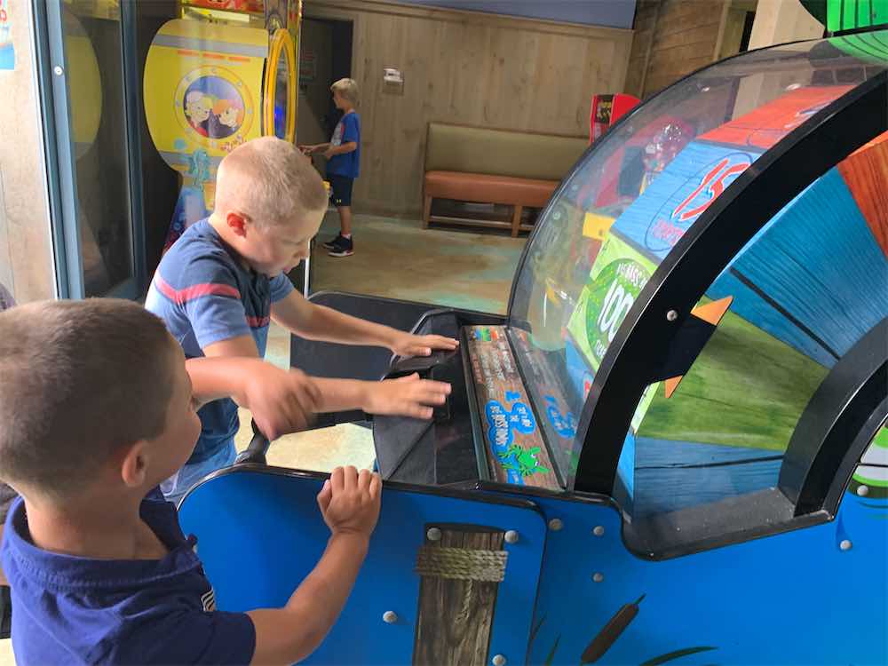 Kid Playing at Family Fun Center