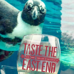 Penguin With Taste the East End Wine Glass