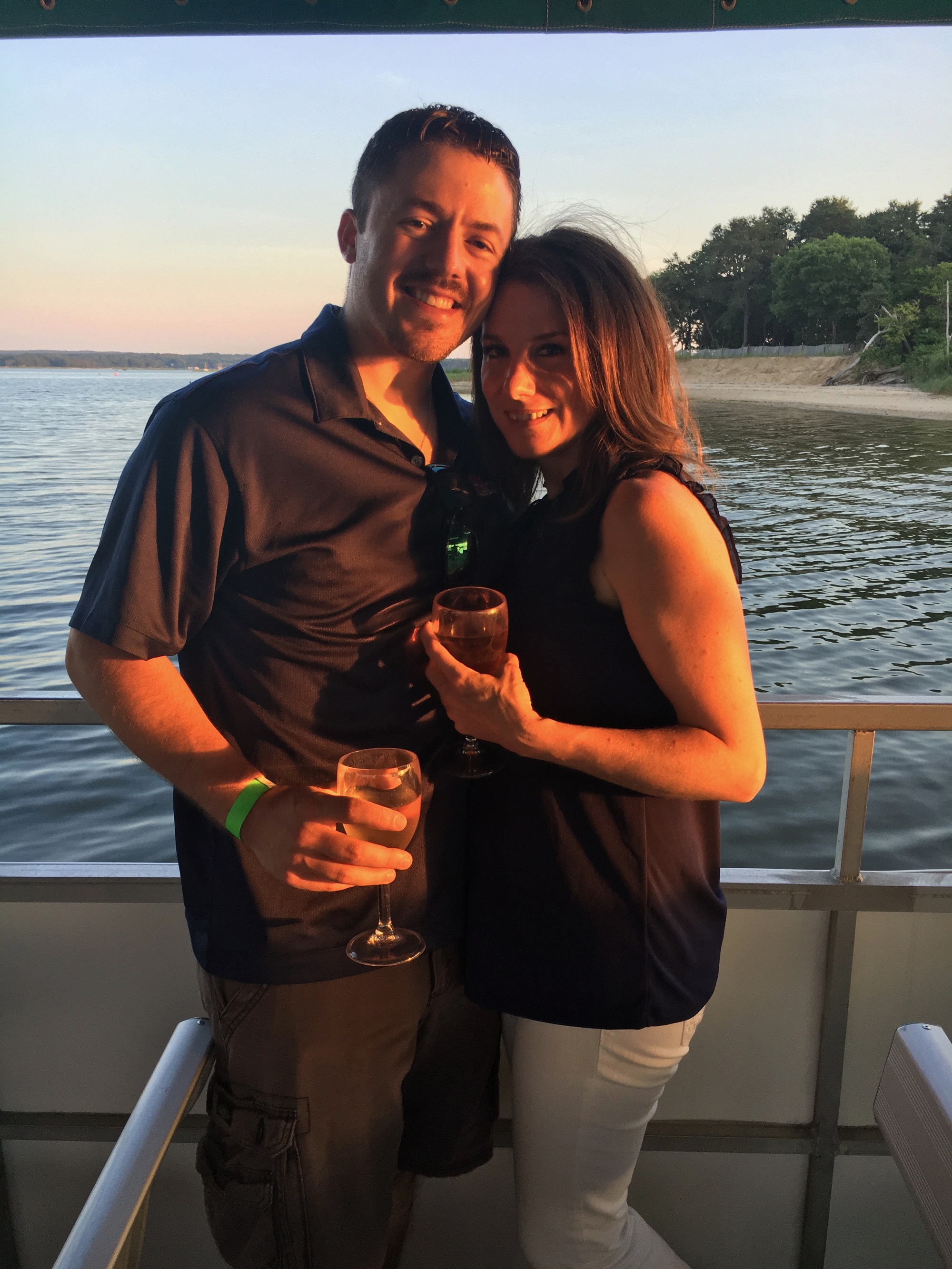 Couple on Moonlight cruise